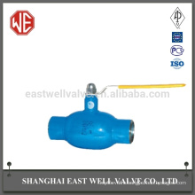 Pneumatic dump valve fully welded ball valve